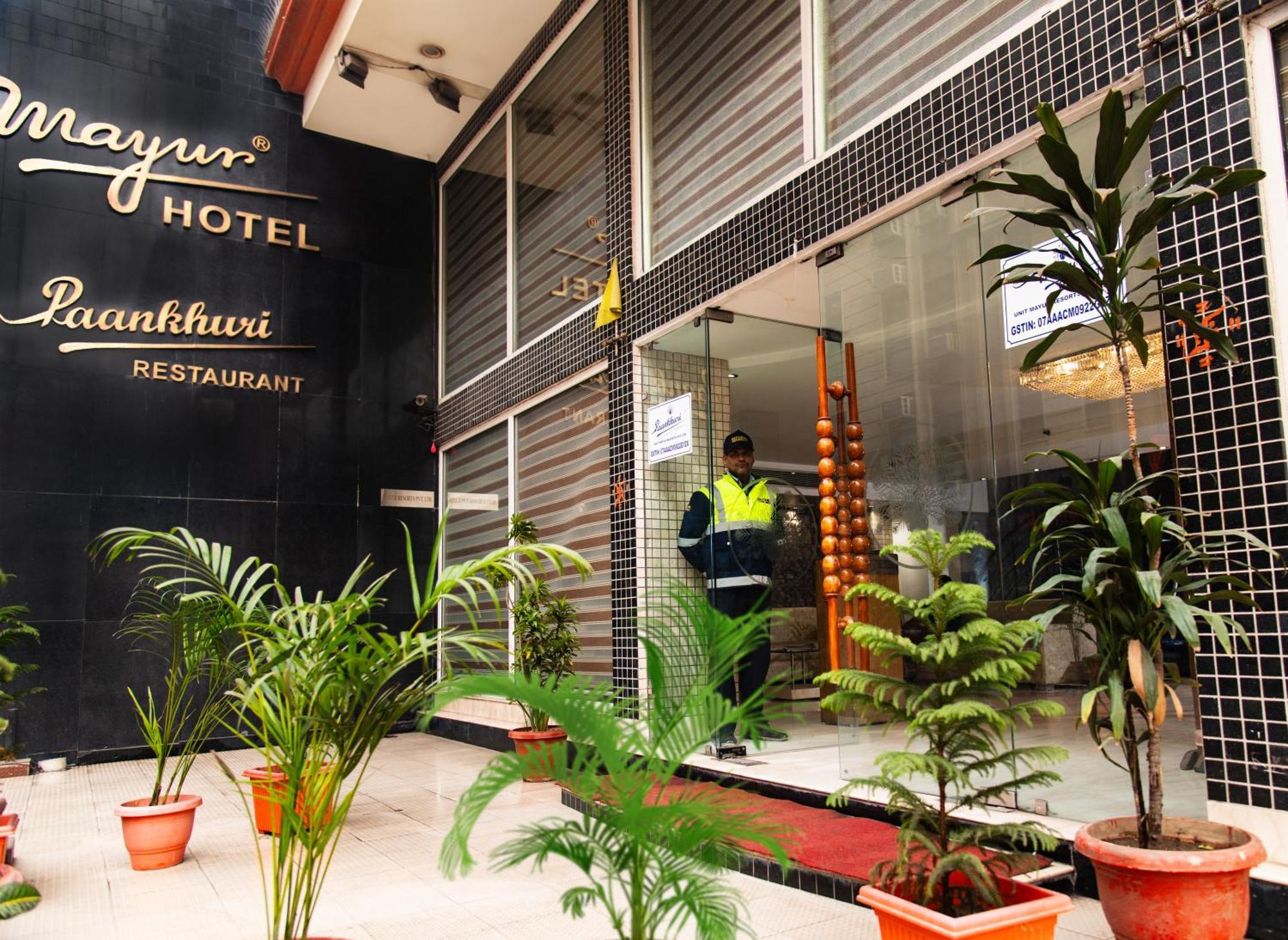 Mayur Hotel New Delhi Exteriör bild